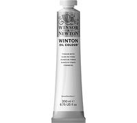 Winsor & Newton 8840010 Winton, pittura ad olio di alta qualità, tubo da 200 ml con consistenza uniforme, resistente alla luce, elevata opacità, ricco di pigmenti coloranti, bianco titanio