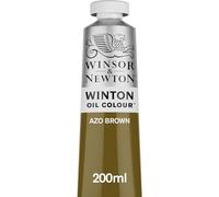 Winsor & Newton Winton Colore a Olio, Marrone AZO, Ölfarbe-200ml Tube