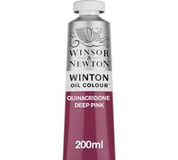 Winsor & Newton Winton Colore a Olio, Rosa quinacridone Scuro, 200ml, 200 unità