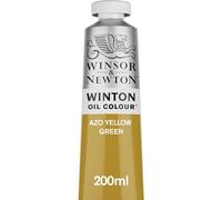 Winsor & Newton Winton Colore a Olio, Verde Giallo AZO, 200ml