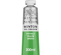 Winsor & Newton Winton Colore a Olio, Verde Giallo ftalo, 200ml