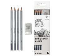 Winsor & Newton Matite Studio Collection - 4 Matite Grafite + Gomma