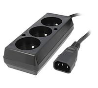 WN217-3/07/0.3BK-3 5907570028838 Cavo 3x1mm² Presa CEE 7/5 (E), IEC C14 maschio