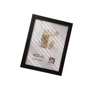 WNBFTTK Cornice Wood Picture Frame 10X15/15X20/20X25cm Living Decor A4 Honors Certificate Document Photo for Wall Hanging Desktop(Black,15X20cm 6X8inch)
