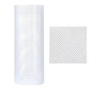 WNBFTTK Rete Plastica Accessori for Borse, Sacchetti di plastica, reticolati, robusti Fogli Tela Nera e Bianca, 33x50,0 cm, Tessuto a Rete(White Small Grid)