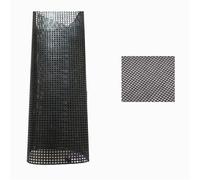 WNBFTTK Rete Plastica Accessori in Rete di plastica Fatti a Mano, Tessuto a for Borse, tappeti, Ganci a Gancio, a a, a griglia in, Accessori Artigianali(Black-Small Grid)