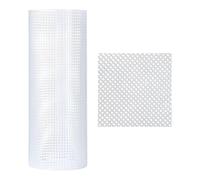 WNBFTTK Rete Plastica Accessori in Rete di plastica for tappeti e Borse, Ganci for Fili, Articoli for l'artigianato, Fai da Te(White-Small Grid)