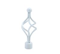 WNBFTTK Terminale Tenda Bastone Terminali for aste for Tende, 2 Pezzi, Accessori in Ferro Traforato, Testa di Ricambio for Asta, Decorazione for la casa(28mm A White)