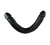 WNBXZ Double Dildo Anale Dildo Monster Dildo 46cm Materiale in Silicone Morbido Bendibile Penis Replica Real Dong per G-Spot e stimolazione anale Uomo Donna Giocattoli del Sesso Gay per Coppie,Nero