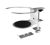 WNDUOKXH Accessori da scrivania, nel supporto anti-goccia, il materiale è durevole, adatto per accessori da gioco, cucina, argento