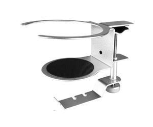 WNDUOKXH Accessori da scrivania, nel supporto anti-goccia, il materiale è durevole, adatto per accessori da gioco, cucina, argento