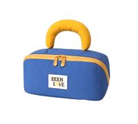 WNDUOKXH Borsa da toilette personalizzata per donna, separazione asciutto e bagnato e sostenibilità ambientale Kulturbeutel, blu