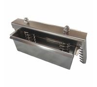 WNDUOKXH Cassetta degli attrezzi per pressare la carne, utensile manuale per pressare la carne per sandwich fatta in casa, mattone di manzo da 2 kg, Argento, 2KG