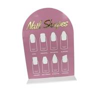 WNDUOKXH Il tabellone per nail art migliora l'aspetto estetico della nail art ed è utile anche per i professionisti. Accessorio per supporto per punta falsa, Stile B