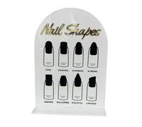 WNDUOKXH Il tabellone per nail art migliora l'aspetto estetico della nail art ed è utile anche per i professionisti. Accessorio per supporto per punta falsa, Stile A
