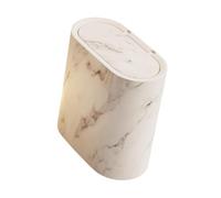 WNDUOKXH Pattumiera multiuso, elegante, pratica, per piccoli angoli e attività di smaltimento quotidiane nelle stanze, pattumiera da cucina, bianco, 29.5x16x29 cm