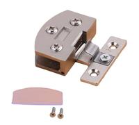 WNDUOKXH Pratici accessori per cerniere angolari, cerniere per mobili, parti durevoli, kit per porte in vetro per la casa, con cuscinetto in gomma curva per evitare scivolamenti