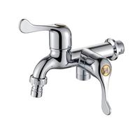 WNDUOKXH Pratico rubinetto per lavello, lavanderia, cucina, progettato per una facile installazione, nessuna perdita d'acqua, durevole e bello. Rubinetto per lavatrice, lavello da cucina.