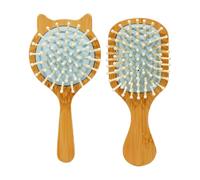 WNDUOKXH Set di spazzole per massaggio del cuoio capelluto, disintossicanti per capelli, per bambini e adulti, ecologiche, per lisciare i capelli. Il set di pettini tascabili può