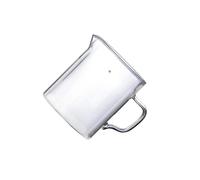 WNDUOKXH Versare il caffè in modo sicuro, a forma di V, in vetro resistente al calore, macchine per caffè a goccia, versare il modo sicuro, resistenti al calore, trasparenti, condividere piatto