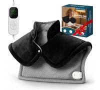 Wndy's Dream Cuscino riscaldante elettrico per il collo, per alleviare il dolore, tensione muscolare, scaldacollo e spalle