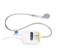 Wnesy Mini Scaldabagno Elettrico Istantaneo Tech Sensore di Temperatura Istantaneo 3500W Set Doccia per Acqua Calda IPX4 Calibro DN15 Impermeabile Compatibile con Tubo di Espansione per