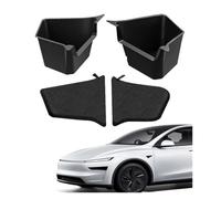 Wnfmjqe Copertura Bagagliaio per Tesla per Model Y per Juniper 2025 Organizer per Bagagliaio Scatola Portaoggetti Laterale Tappetino Floccato in TPE Baule Ripiano(Type 5)