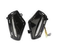 Wnfmjqe Indicatore Retrovisore Indicatore Fari Fendinebbia Blu LED DRL Per Auto Con Indicatori Di Direzione Gialli, Stile Fendinebbia Per Toyota Per RAV 4 Per RAV4 2019-2022(White and yellow)