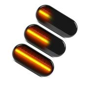 Wnfmjqe Indicatore Retrovisore Indicatore Luce Di Posizione Laterale Dinamica A LED, Luce Di Direzione Per Ford Per Focus MK2 C-Max Fiesta Fusion Galaxy(1 pz)