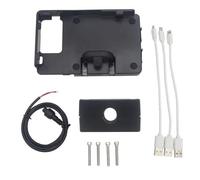 Wnfmjqe Supporto GPS Piastra Per BMW R1200GS LC F800GS ADV F700GS R1250GS 12 Mm 16 Mm 22 Mm Supporto Per Navigazione Per Cellulare E Moto Supporto Di Ricarica USB(12mm Cut Connect)