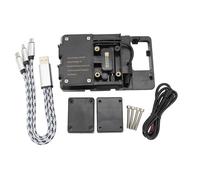 Wnfmjqe Supporto GPS Piastra Supporto Per Navigatore GPS Moto Per BMW R 1200 RT R1200RT Inferiore Al 2009 2008 2007 E 2006 Supporto Per Telefono Con Ricarica USB.(Phone Bracket)