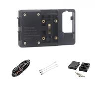 Wnfmjqe Supporto GPS Piastra Supporto Per Porta Di Ricarica USB Wireless Per Navigatore GPS Telefono Cellulare Per TMAX T MAX T-MAX 530 DX SX T-max 560 Per Moto(22mm Wireless Charge)
