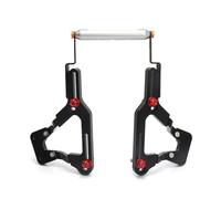 Wnfmjqe Supporto GPS Piastra Supporto Per Specchietto Retrovisore GPS Moto Per NMAX 155 NMAX155 Nmax155 2020 2021 2022 2023, Colore Nero(22mm)