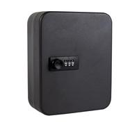 WNGJZZYC Cassetta Portachiavi, Organizer con Lucchetto a Combinazione, Facile da Installare e Multiuso, per Hotel, Proprietari di Immobili e Officine(Black,108keys(30x24x7.5cm/12x9x3in))
