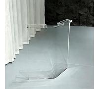 WNGJZZYC Gambe da Tavolo in Acrilico Trasparente, Piedi per Tavolo Fluttuanti a Forma di V, per Scrivania Fluttuante, Cucina, Tavolo da Pranzo, Piedi per Tavolo da Bar(Clear,40x70cm/16x27.5in)