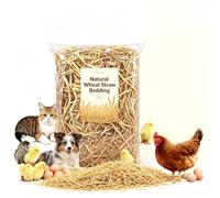 WNJ Biancheria da letto in paglia di grano naturale, morbida e asciutta, adatta per piccoli animali come polli, conigli, gatti e cani. Adatto anche come pacciame da giardino, materiale per