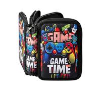 WnlahuWA Astuccio per matite, 3 scomparti, astuccio per ragazzi | Graffiti, astuccio di grande capacità, astuccio con cerniera per adolescenti, bambini, materiale scolastico