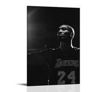 WNLEGNED Poster decorativo da parete con la leggenda del basket Kobe Bryant, stampa artistica su tela, poster decorativo moderno, per camera da letto, 30 x 45 cm