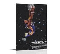 WNLEGNED Poster decorativo da parete con la leggenda del basket Kobe Bryant, stampa artistica su tela, poster decorativo moderno per la camera da letto, 60 x 90 cm