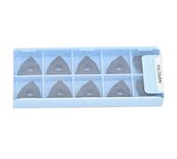 WNMG080412 Inserti in metallo duro, sostituzione lama tornita CNC, 10 pezzi utensile da taglio per tornio con CVD MT - rivestimento TiCn, usura ad alta durezza per ghisa ferro