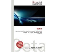 Wnn: Input Method Editor, Research Institute for Mathematical Sciences, List of Input Methods for UNIX Platforms