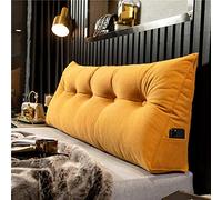 WNRLL Cuscino di Supporto per Testiera del Letto,Cuscino per Schiena per Divano Lettura, Schienale Velluto Rimovibile Triangolare Cuscino Tatami,05,60x50x20cm/24x20x8in