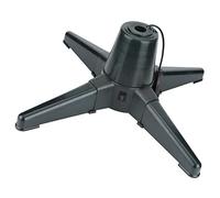 WNSC Rastrelliera per Albero di Natale, Supporto per Albero di Natale Rotante Elettrico in plastica Regolabile a Risparmio energetico, Resistente all'Usura per Alberi di Natale con Tubi(50cm)