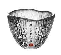 Wnvivi Tazze da tè Giapponesi, Bicchieri da Whisky Vecchio Stile, Tazze da caffè per la Casa Tazze di Vetro, Tazze da Sake Giapponesi, Bicchiere per Birra da Whisky (60ml)