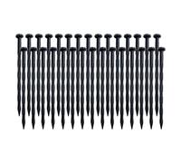 WNXGNHO 30 pezzi picchetti per tenda in plastica spirali pioli paesaggio giardino bordature paesaggio chiodi esterni per prato campeggi picchetto tenda con corda riflettente
