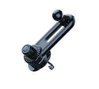 WNXGNHO Adattatore per braccio di estensione rotula girevole da 17 mm adatto per telefono auto e navigazione, con clip di ventilazione per auto con rotazione regolabile per supporti