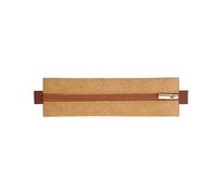 WNXGNHO Astuccio per matite con fibbia elastica borsa per penne borse portatili semplici forniture per ufficio scolastico per studenti custodia elastica con fibbia, Marrone