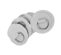 WNXGNHO Cuscinetti Base per Attrezzatura da Campeggio, Set Rotondo da 5 con a D con Hardware in Metallo per l ' organizzazione Oggetti Leggeri Cuscinetti Base per Ancoraggio per Attrezzatura da