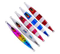 WNXGNHO Esche da Pesca in Mare Esche da Pesca Swimbait Esche da Pesca a Lancio Lento Esche da Jigging Affondamento rapido Bagliore da Pesca per Walleye