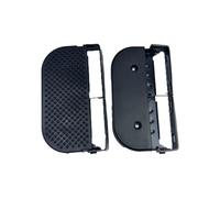 WNXGNHO Pedane per Bici Elettrica, Coppia Supporto Passeggero con Grip Dot in Metallo per spostamenti e Installazione Sostituzione, Pedane Passeggero Ebike Nere Pedane Posteriori Pieghevoli Daily